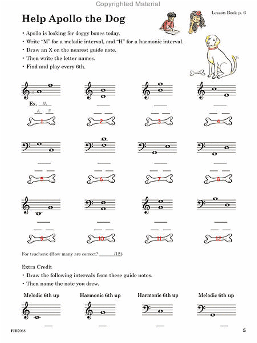 Succeeding at the Piano Theory and Activity Book, Grade 2B Piano Method scores gallery preview page 3