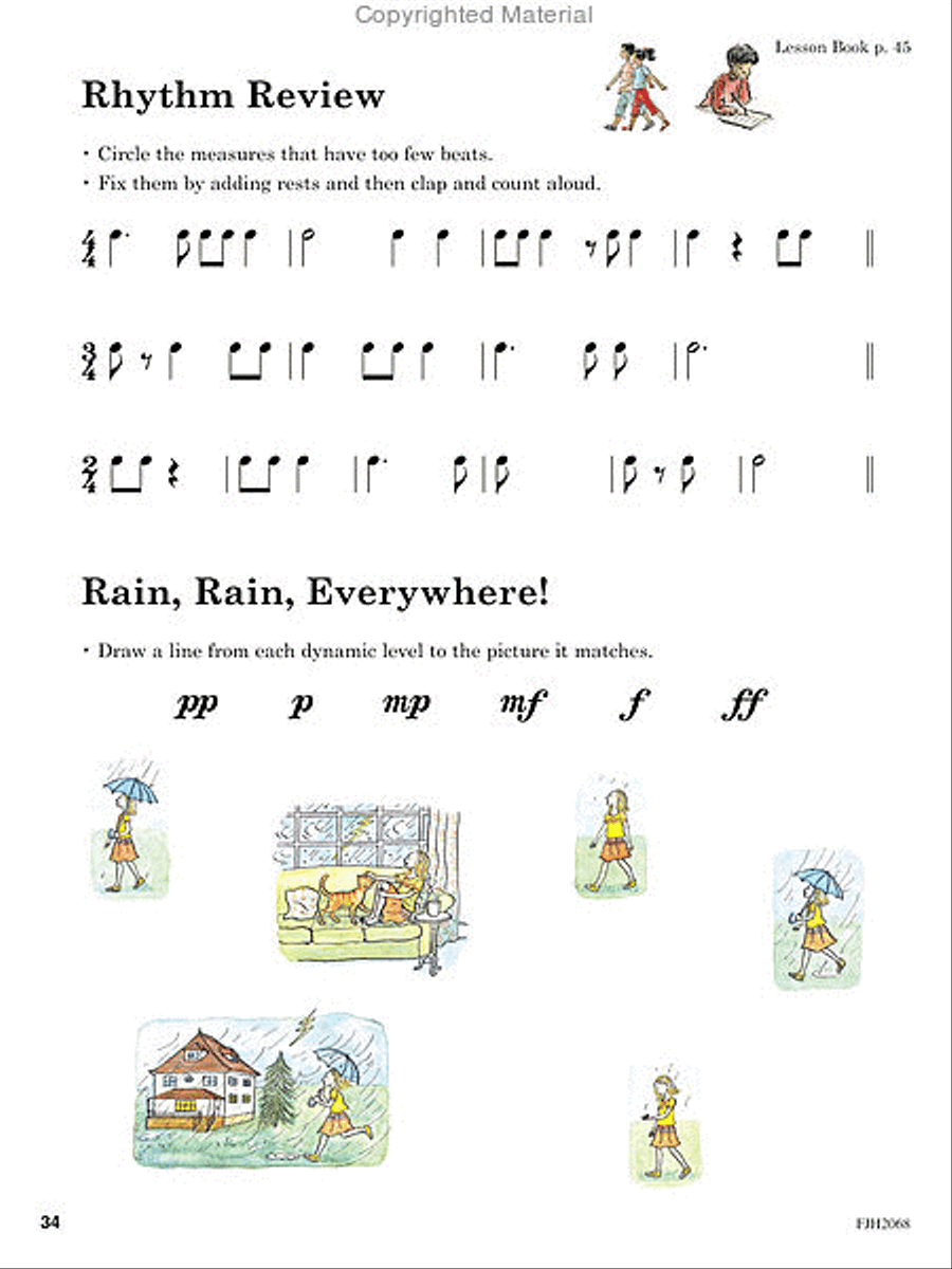Succeeding at the Piano Theory and Activity Book, Grade 2B Piano Method scores gallery preview page 5