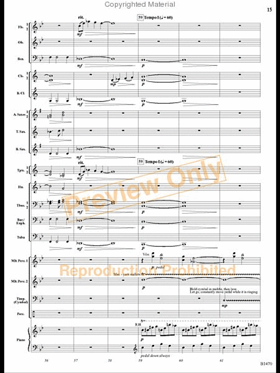 Apparitions Apparitions Concert Band scores gallery preview page 13