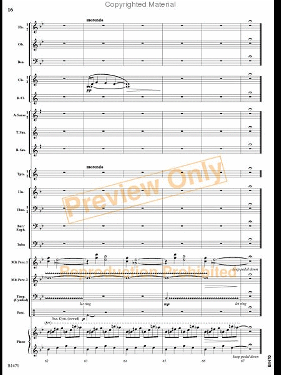 Apparitions Apparitions Concert Band scores gallery preview page 14