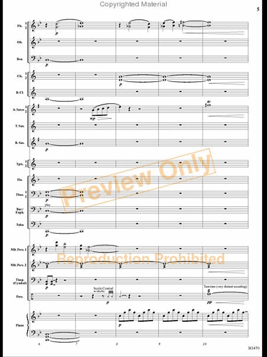 Apparitions Apparitions Concert Band scores gallery preview page 3
