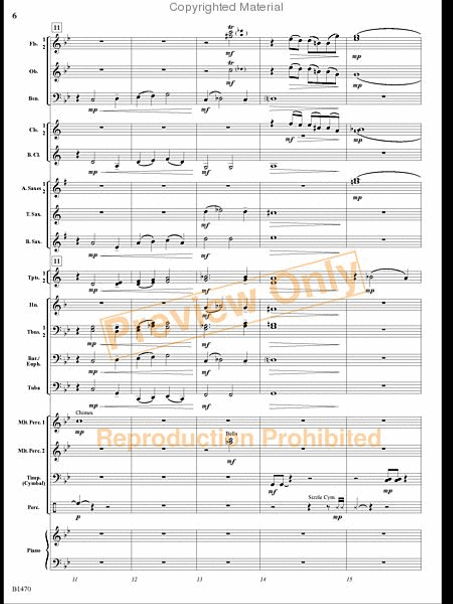Apparitions Apparitions Concert Band scores gallery preview page 4