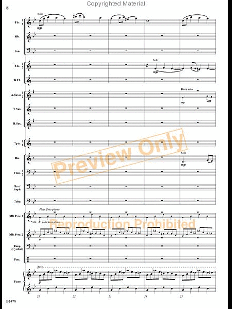 Apparitions Apparitions Concert Band scores gallery preview page 6