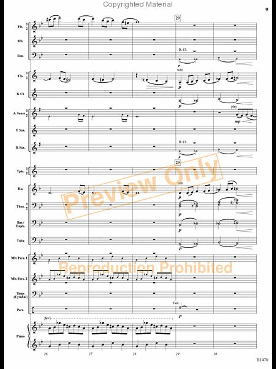 Apparitions Apparitions Concert Band scores gallery preview page 7