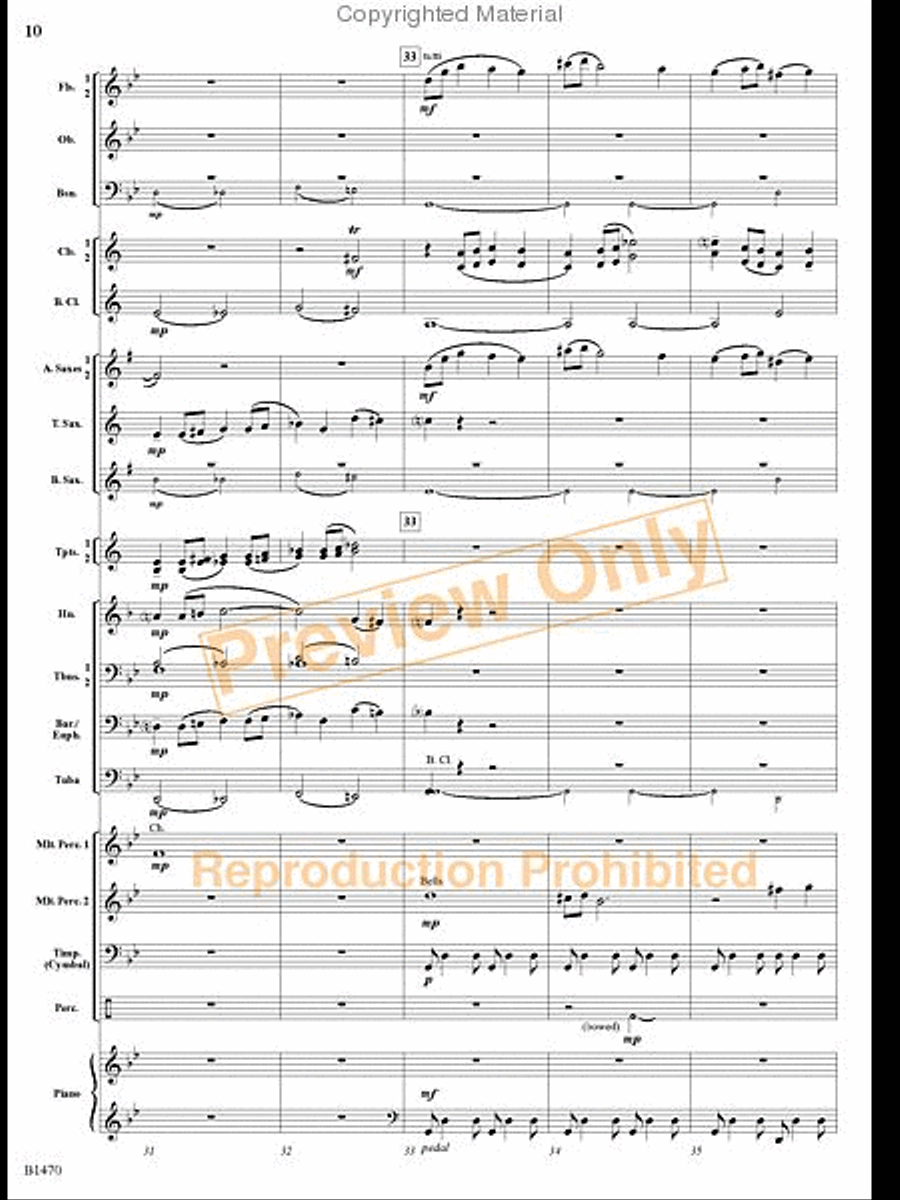 Apparitions Apparitions Concert Band scores gallery preview page 8
