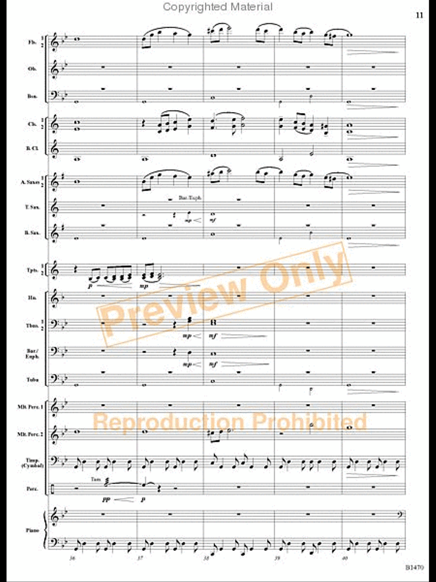 Apparitions Apparitions Concert Band scores gallery preview page 9