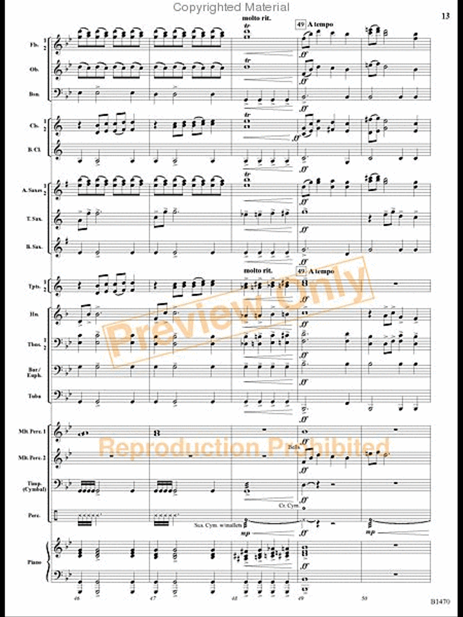 Apparitions Apparitions Concert Band scores gallery preview page 11