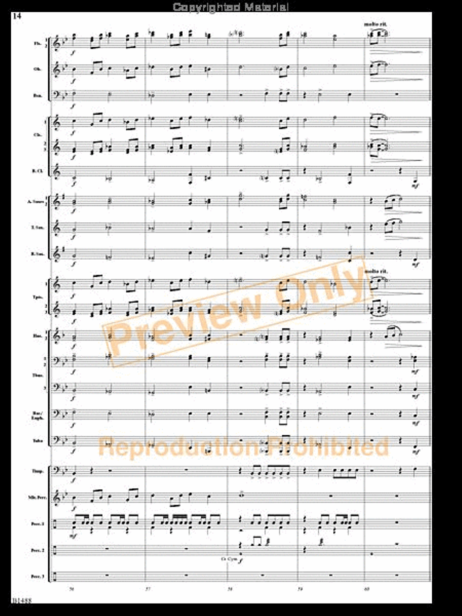 Spring River Fantasy Spring River Fantasy Concert Band scores gallery preview page 13
