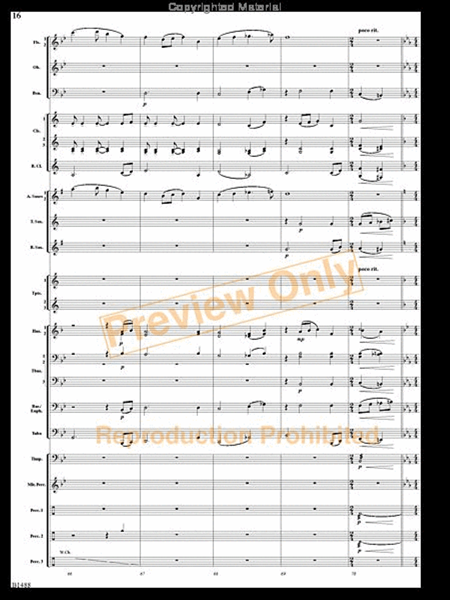 Spring River Fantasy Spring River Fantasy Concert Band scores gallery preview page 15