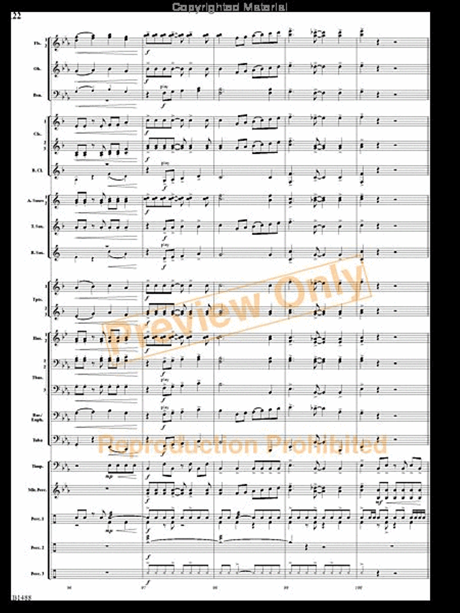 Spring River Fantasy Spring River Fantasy Concert Band scores gallery preview page 21
