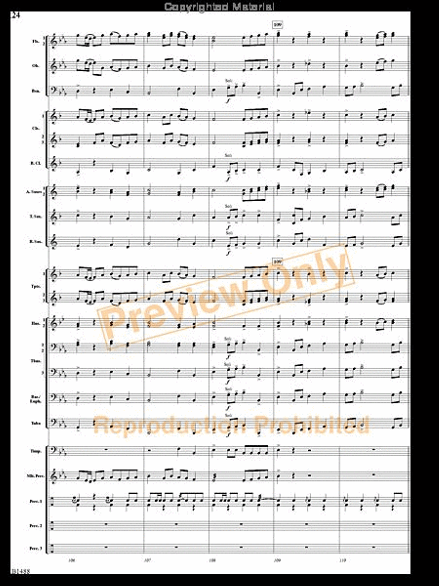 Spring River Fantasy Spring River Fantasy Concert Band scores gallery preview page 23