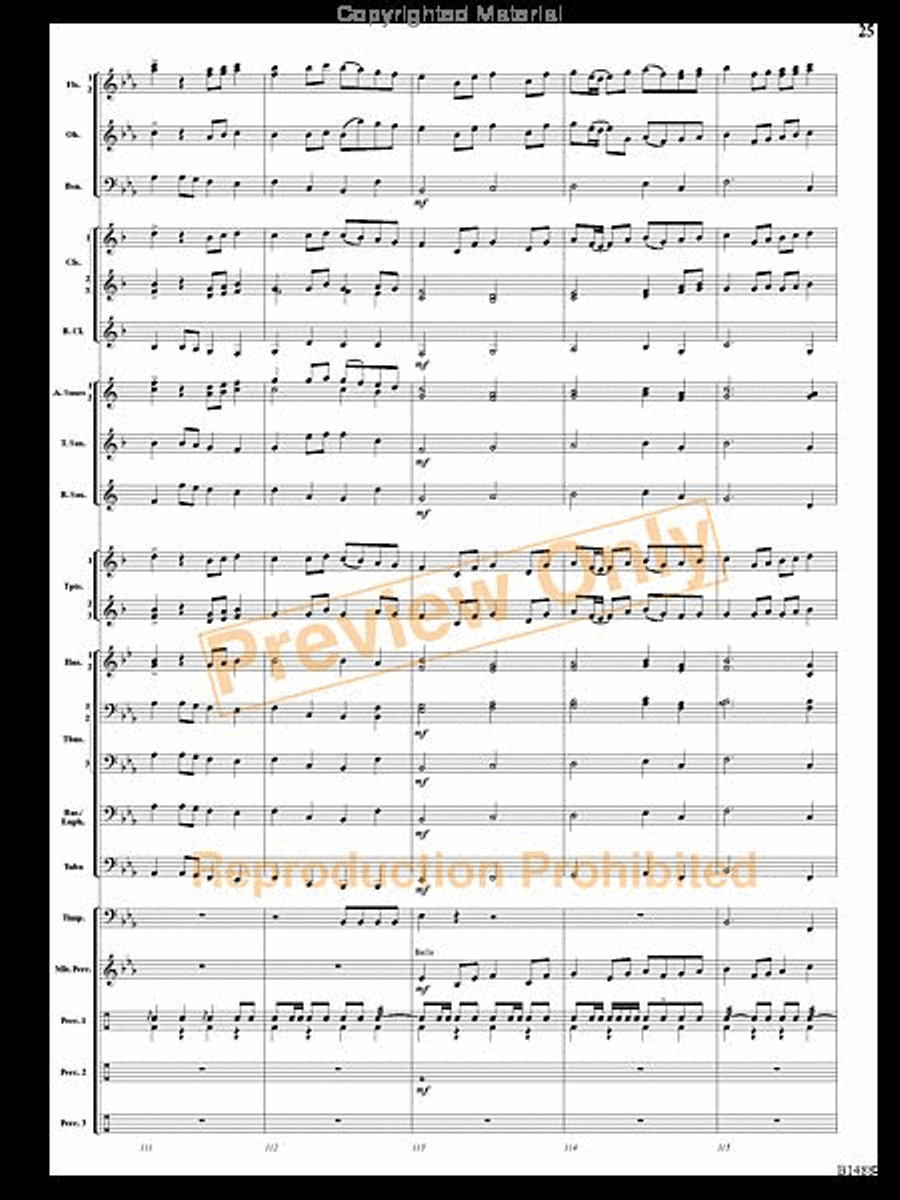Spring River Fantasy Spring River Fantasy Concert Band scores gallery preview page 24