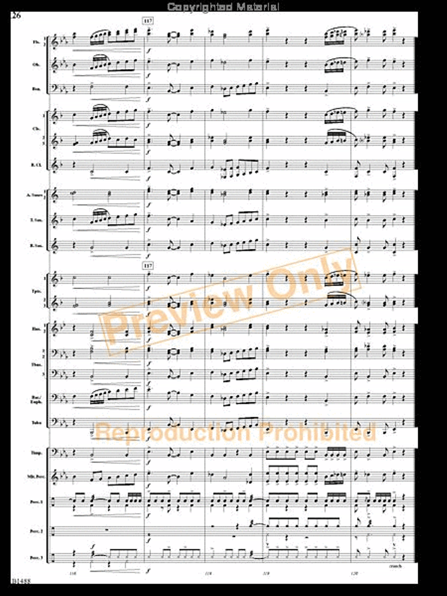 Spring River Fantasy Spring River Fantasy Concert Band scores gallery preview page 25