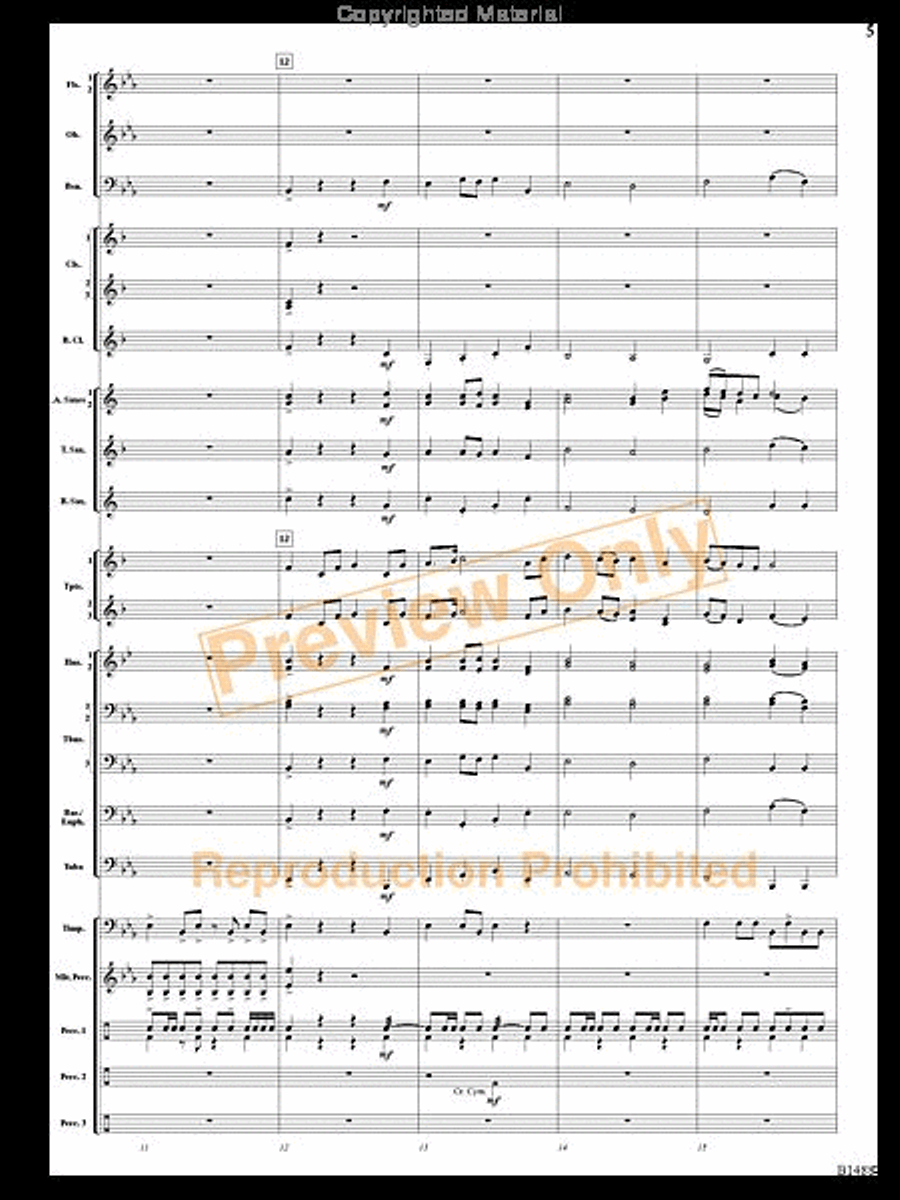 Spring River Fantasy Spring River Fantasy Concert Band scores gallery preview page 4
