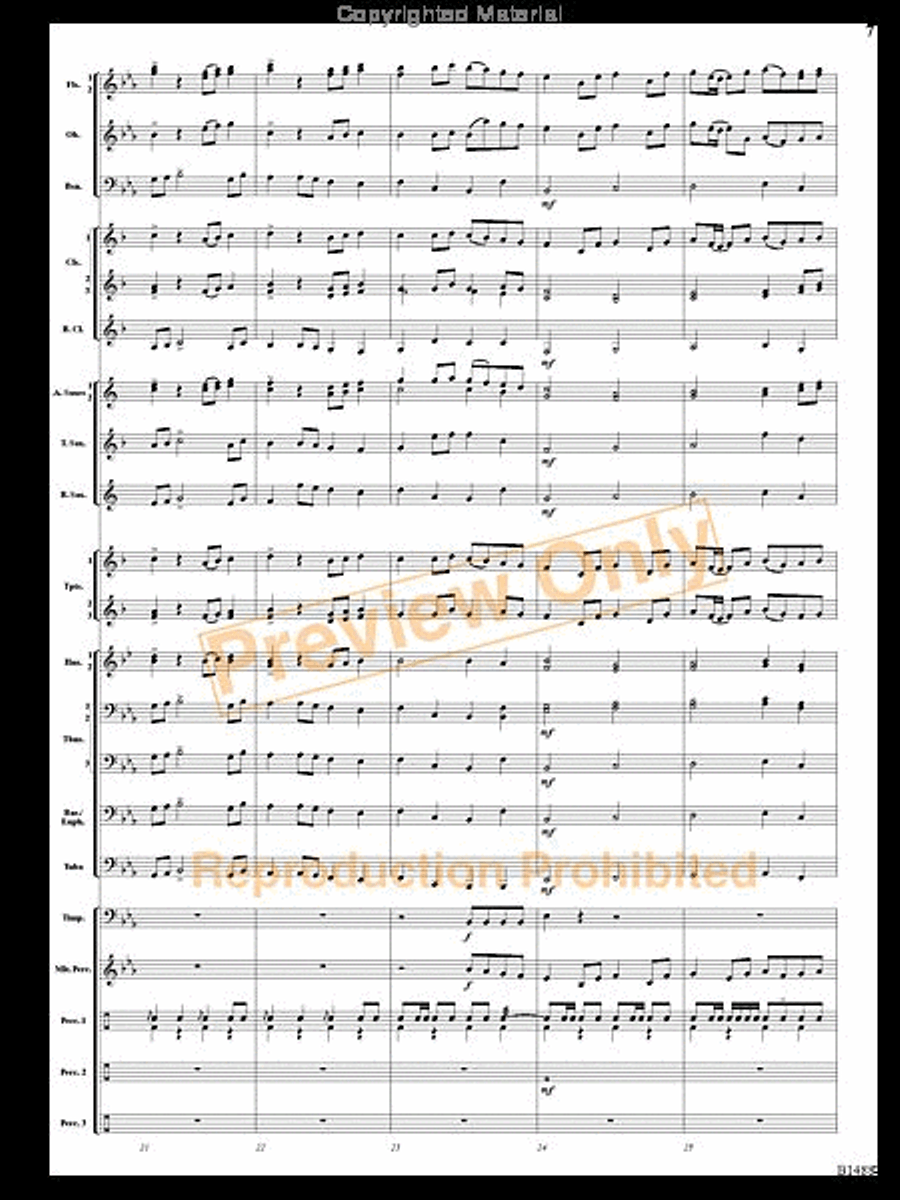 Spring River Fantasy Spring River Fantasy Concert Band scores gallery preview page 6