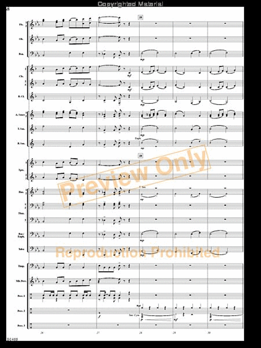 Spring River Fantasy Spring River Fantasy Concert Band scores gallery preview page 7