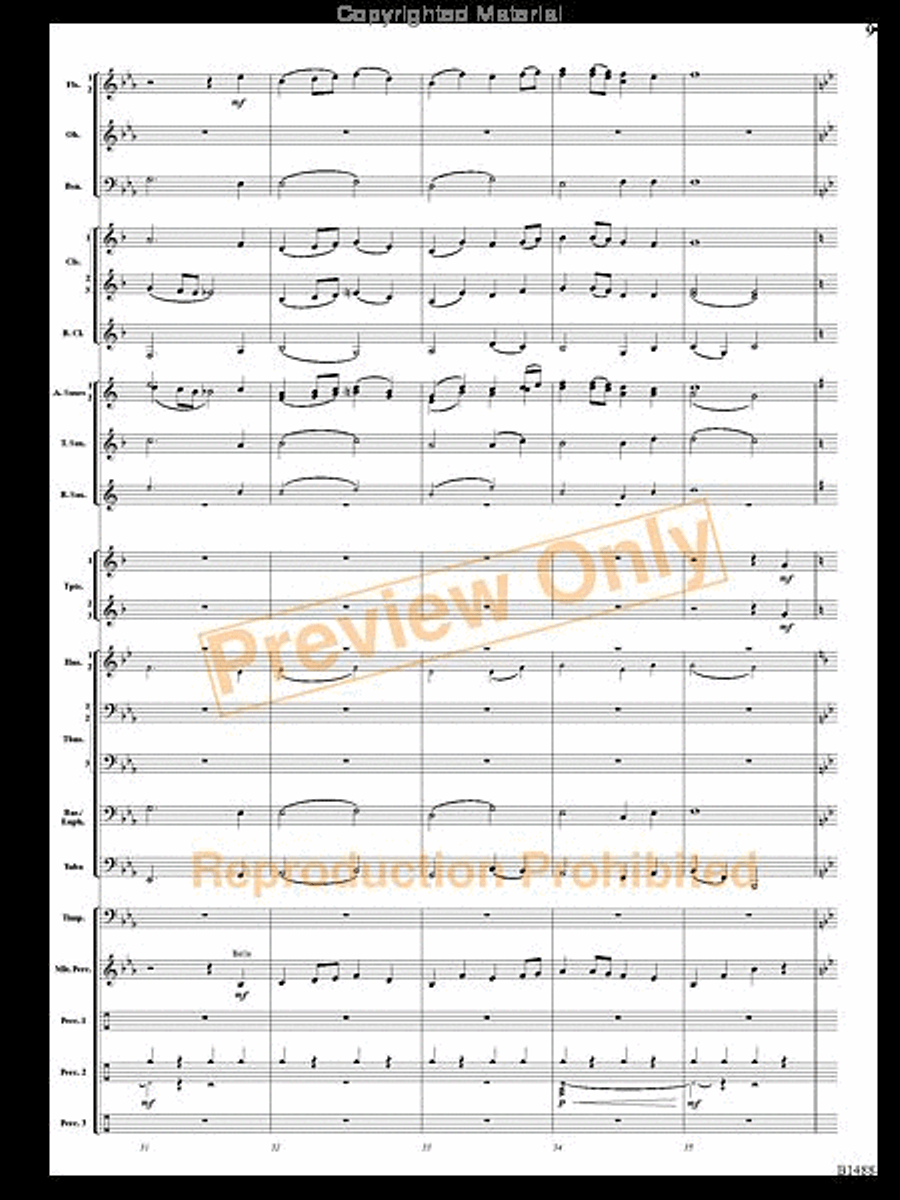 Spring River Fantasy Spring River Fantasy Concert Band scores gallery preview page 8