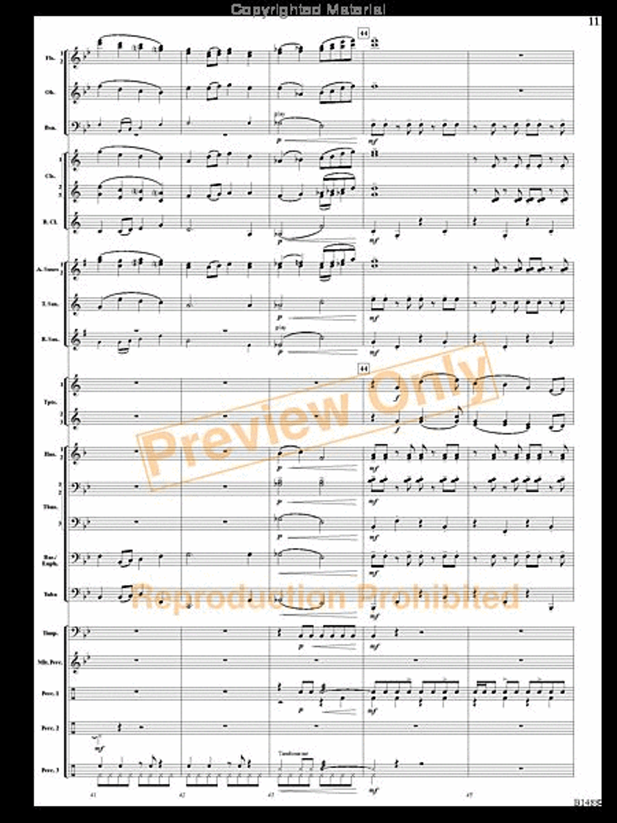 Spring River Fantasy Spring River Fantasy Concert Band scores gallery preview page 10