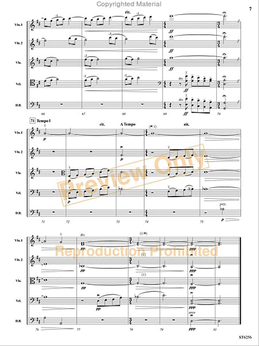 Dreaming Dreaming String Orchestra scores gallery preview page 6