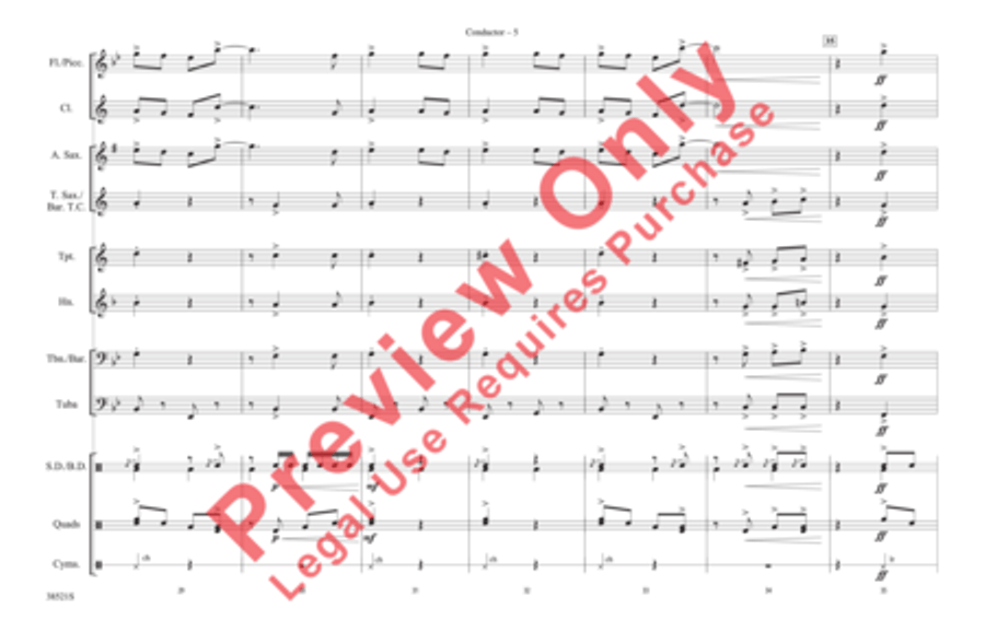 That's Entertainment That's Entertainment Marching Band scores gallery preview page 6