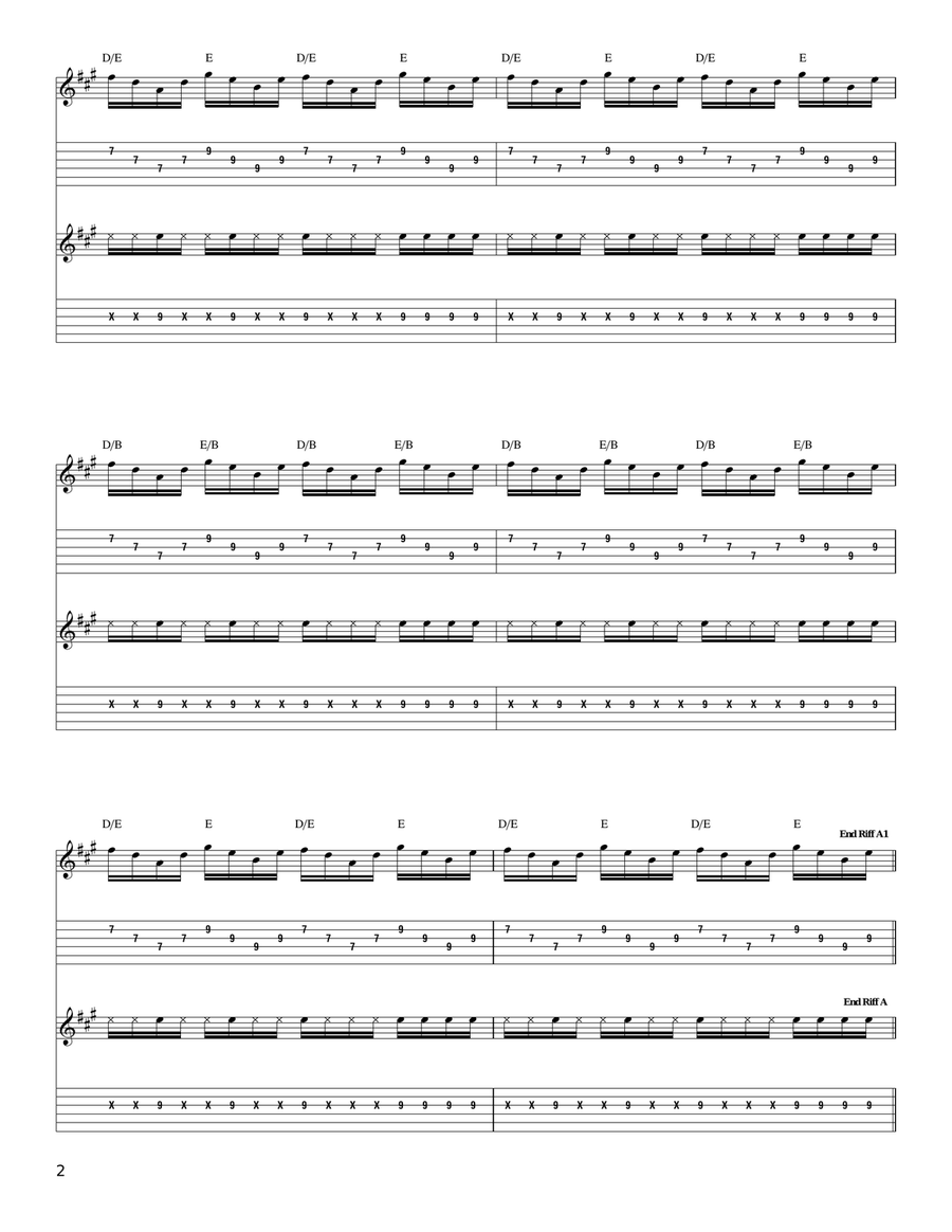 Dream Song Dream Song Acoustic Guitar scores gallery preview page 2
