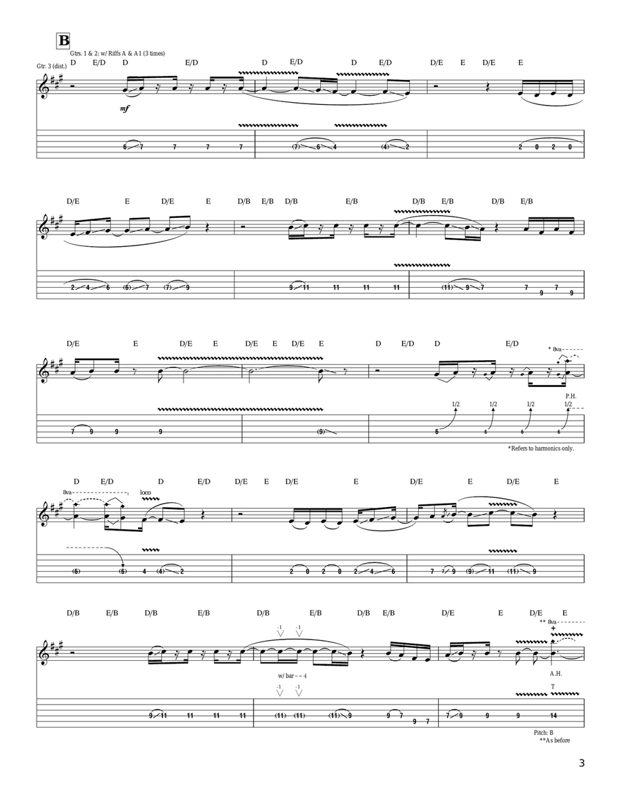 Dream Song Dream Song Acoustic Guitar scores gallery preview page 3