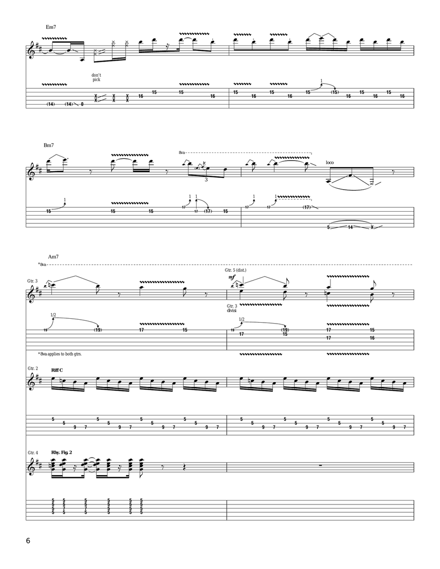 Dream Song Dream Song Acoustic Guitar scores gallery preview page 6