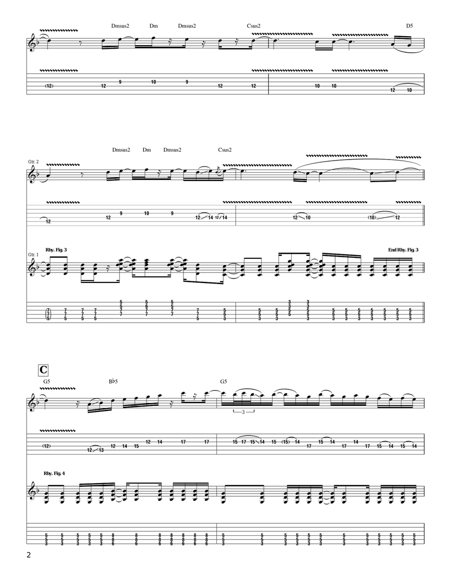 Premonition Premonition Acoustic Guitar scores gallery preview page 2