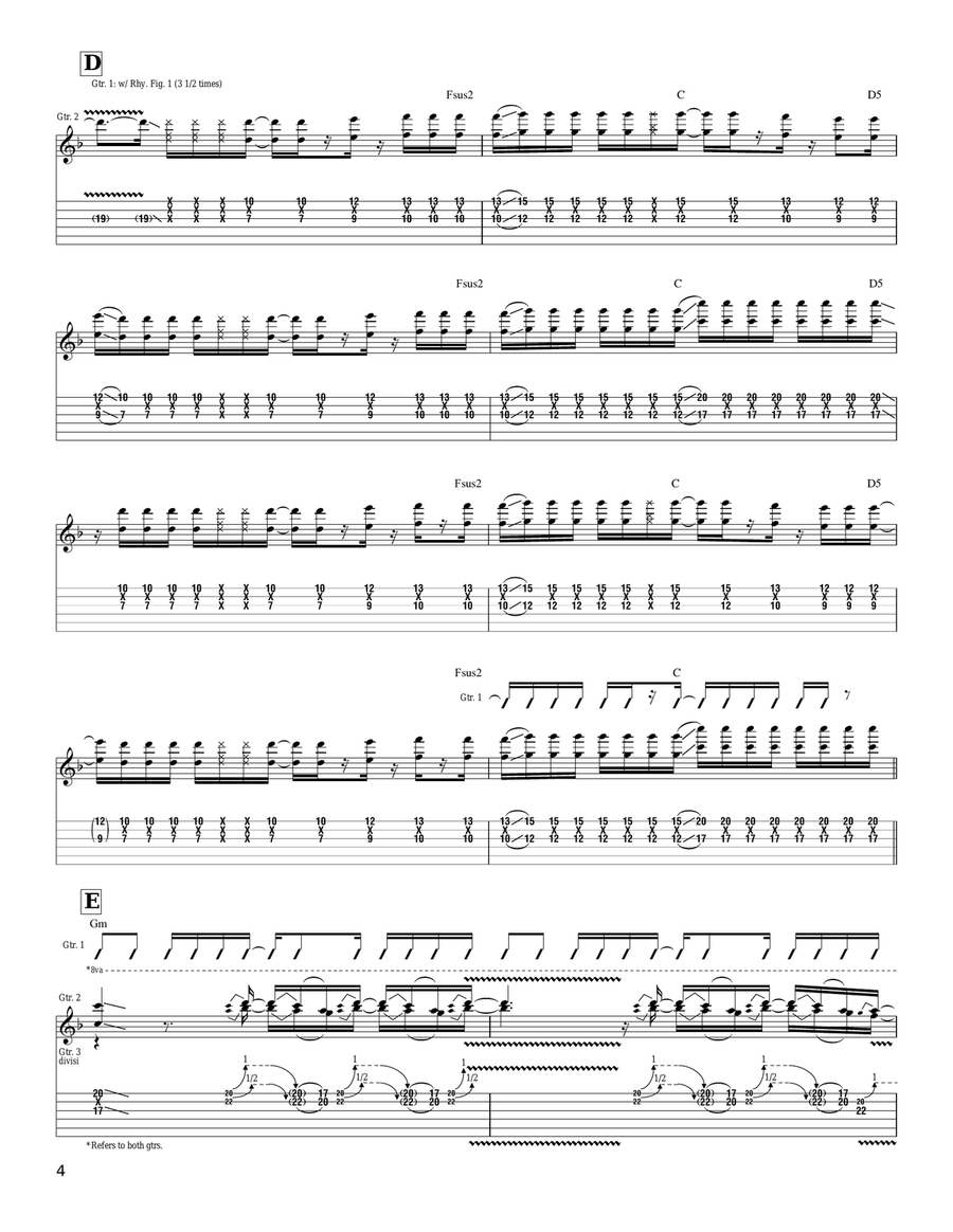 Premonition Premonition Acoustic Guitar scores gallery preview page 4