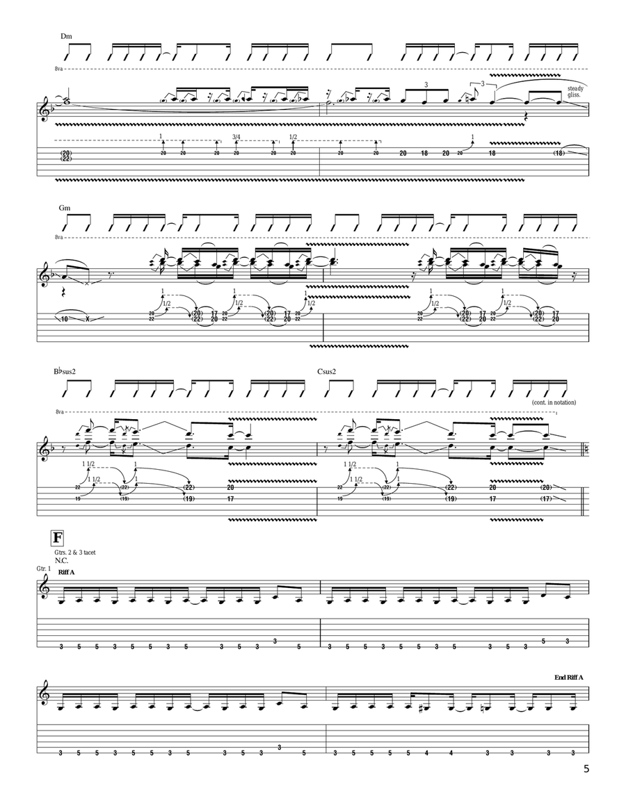 Premonition Premonition Acoustic Guitar scores gallery preview page 5