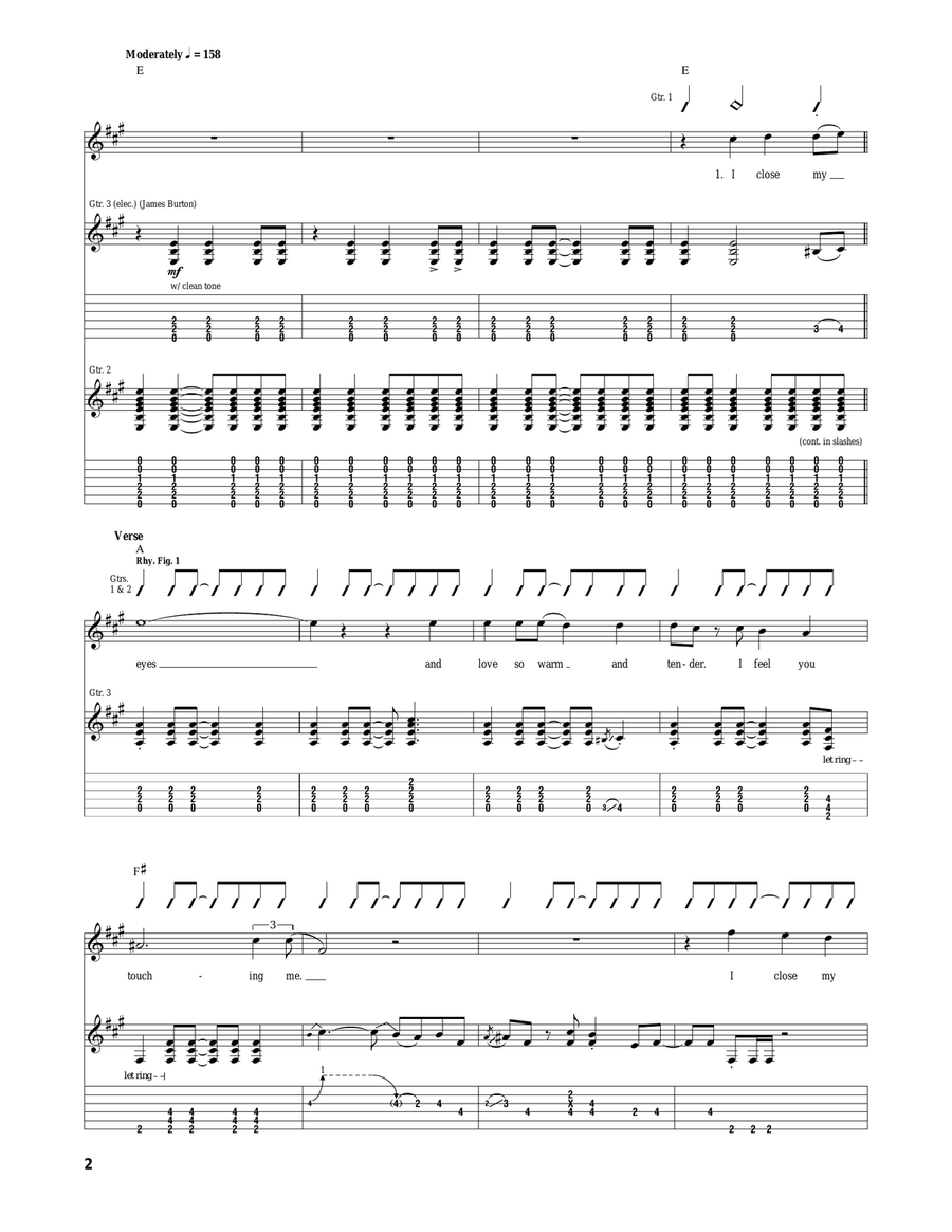 (All I Can Do Is) Dream You Acoustic Guitar scores gallery preview page 2