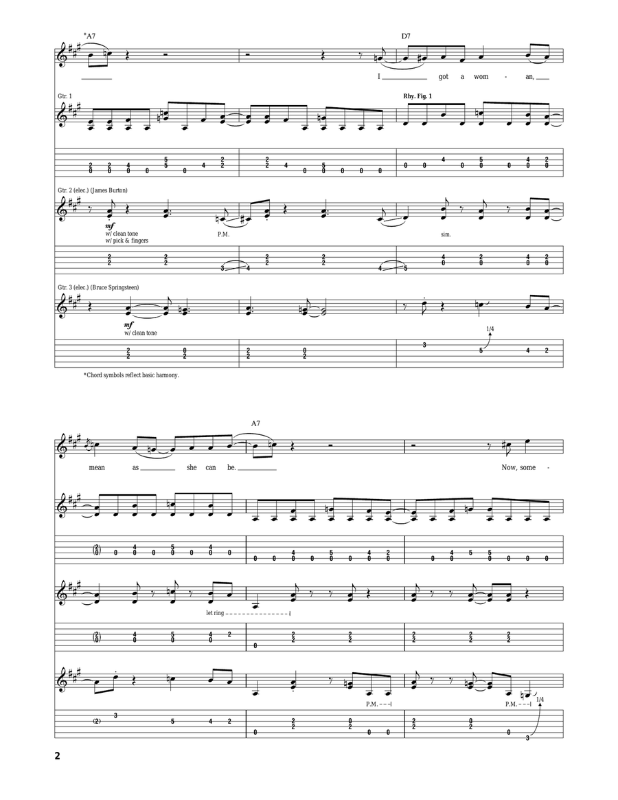 Mean Woman Blues Mean Woman Blues Acoustic Guitar scores gallery preview page 2