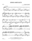 Linus And Lucy - Piano