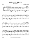 Romantic Etude (Op. 10, No. 3) - Piano