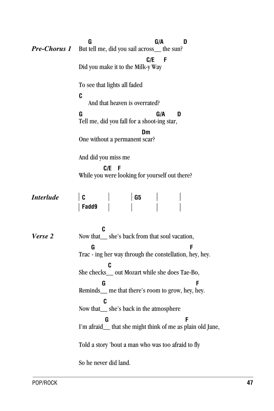 Drops Of Jupiter (Tell Me) Acoustic Guitar scores gallery preview page 2