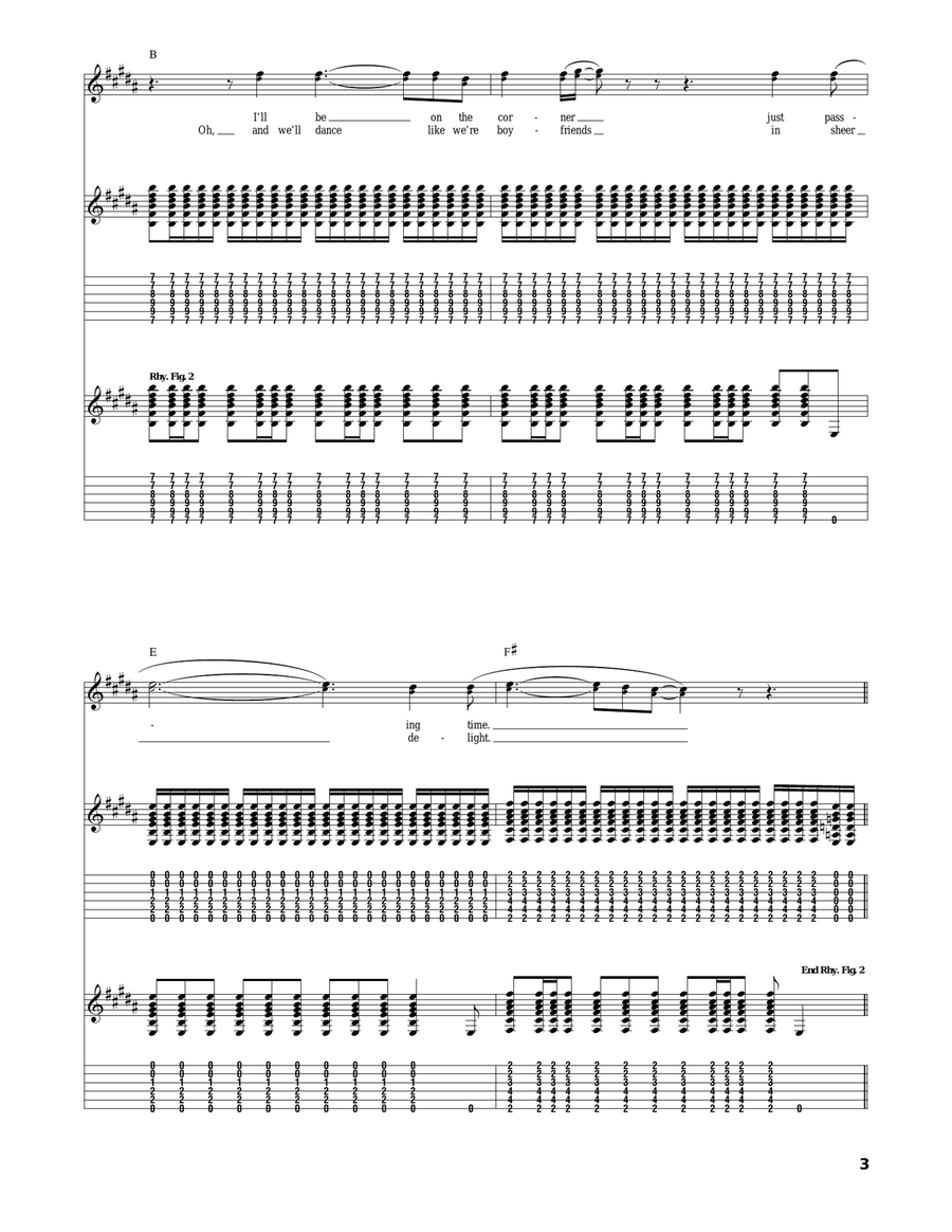 Mary Mary Acoustic Guitar scores gallery preview page 3