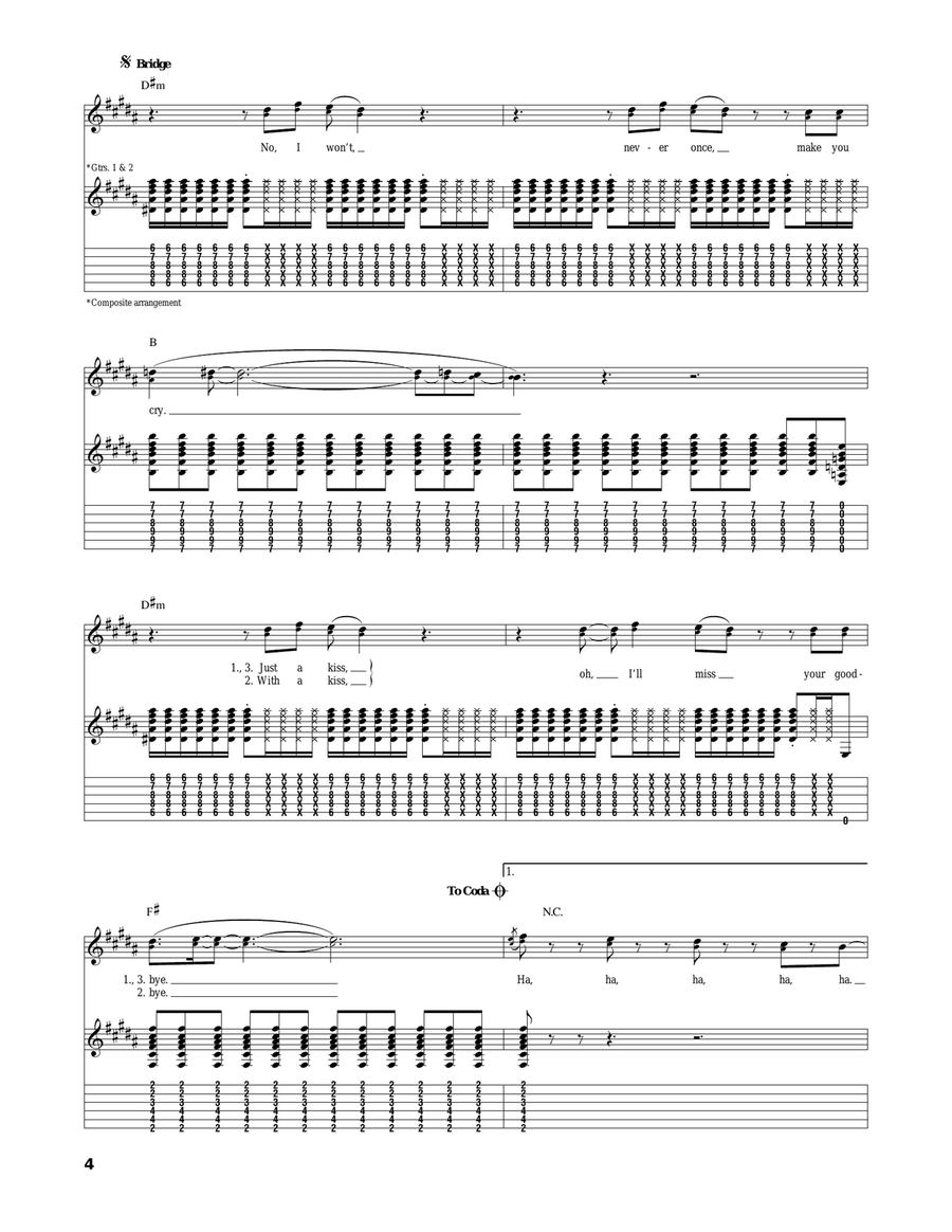 Mary Mary Acoustic Guitar scores gallery preview page 4