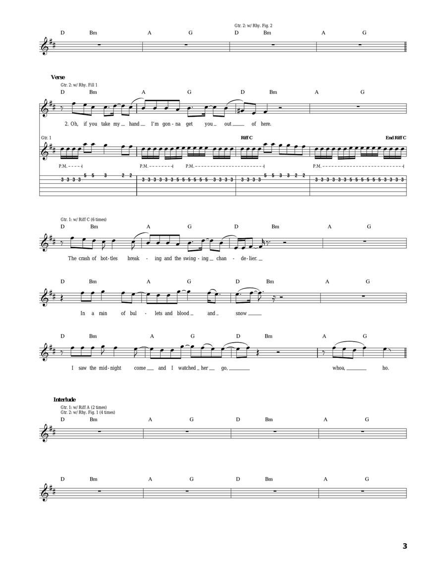Pony Up Pony Up Acoustic Guitar scores gallery preview page 3