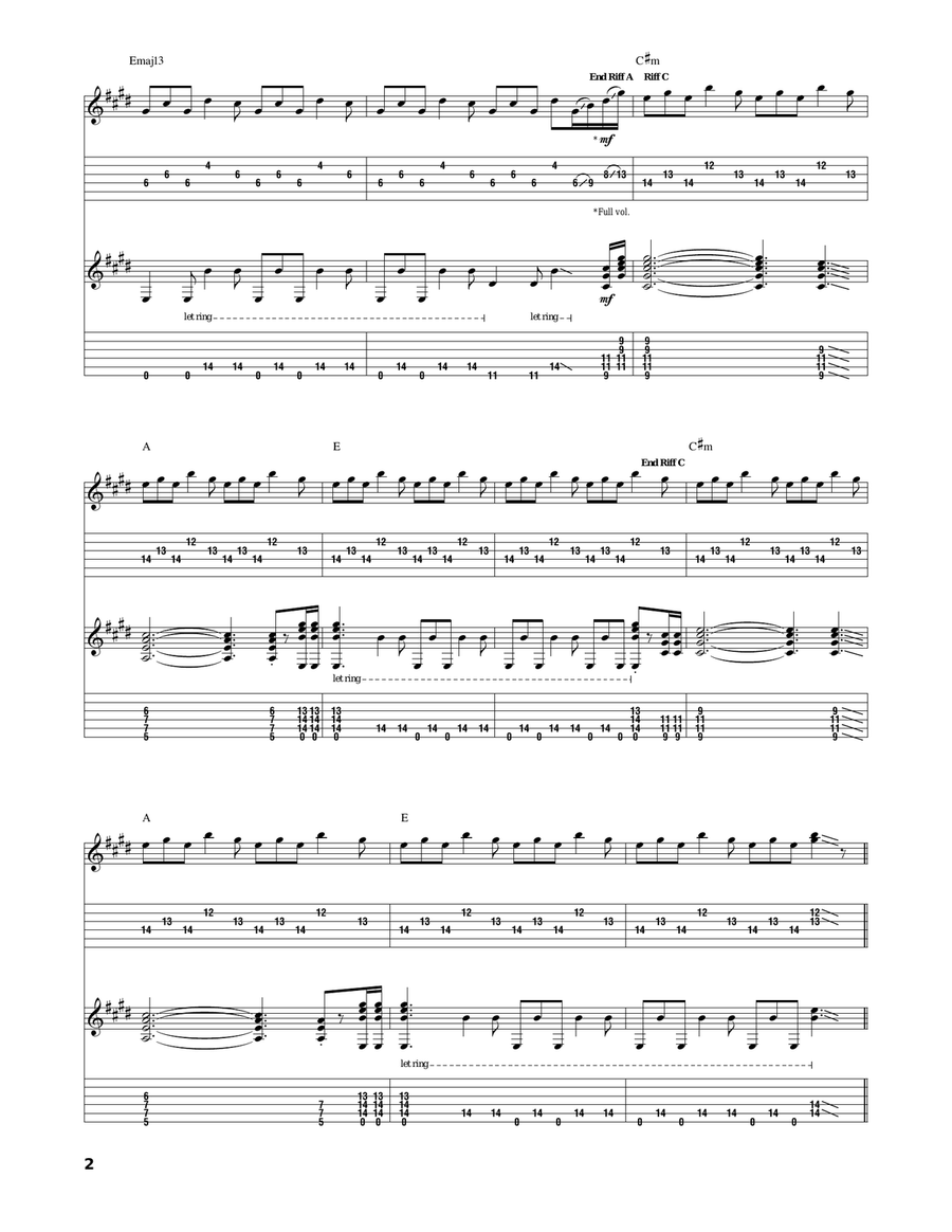 Pyro Pyro Acoustic Guitar scores gallery preview page 2