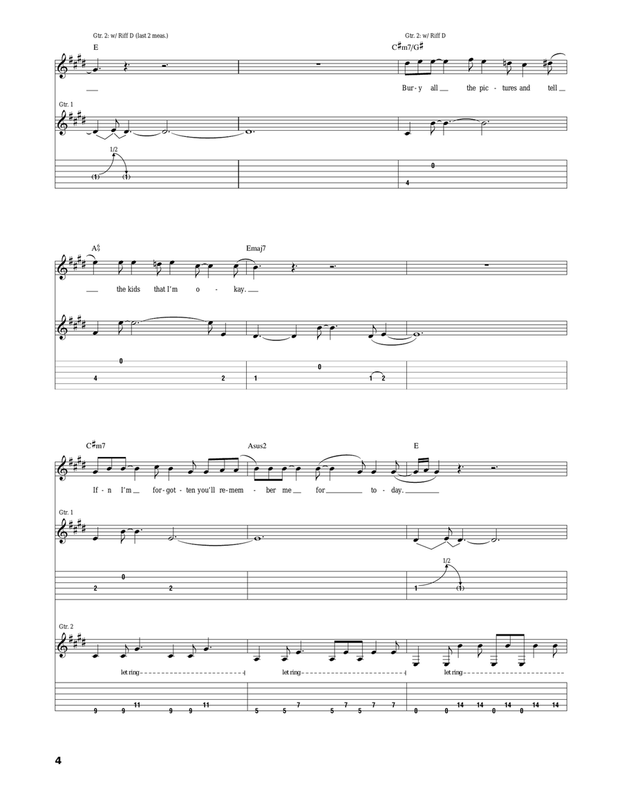 Pyro Pyro Acoustic Guitar scores gallery preview page 4