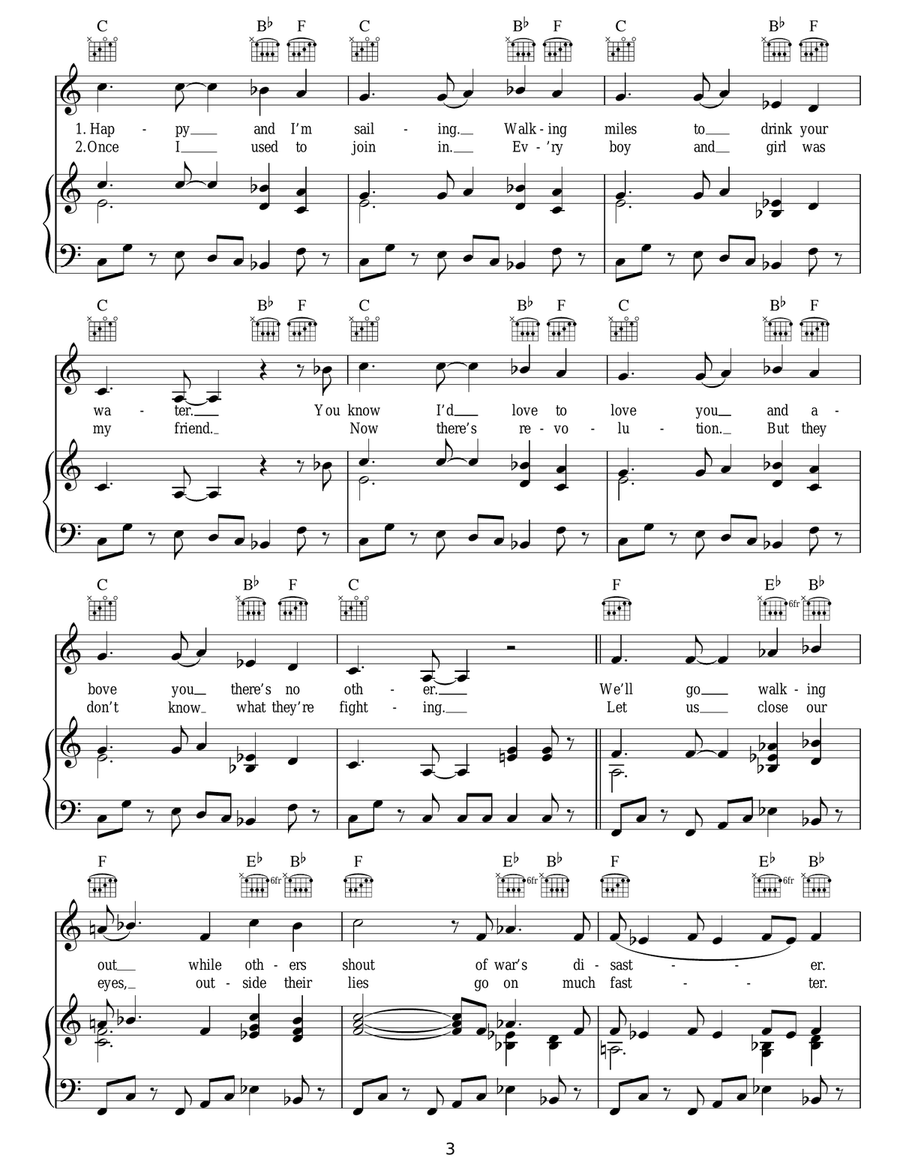Living In The Past Living In The Past Acoustic Guitar scores gallery preview page 3