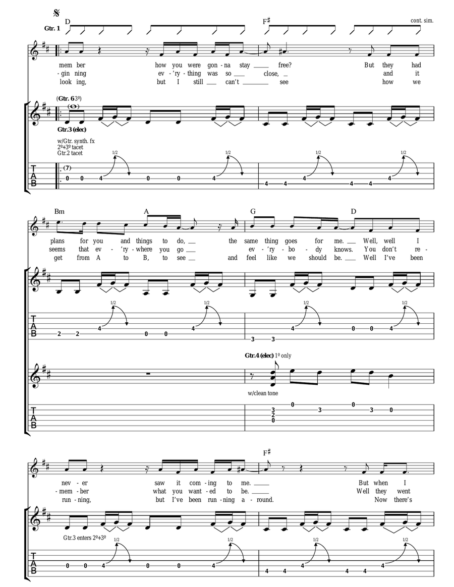 The Distance The Distance Acoustic Guitar scores gallery preview page 2