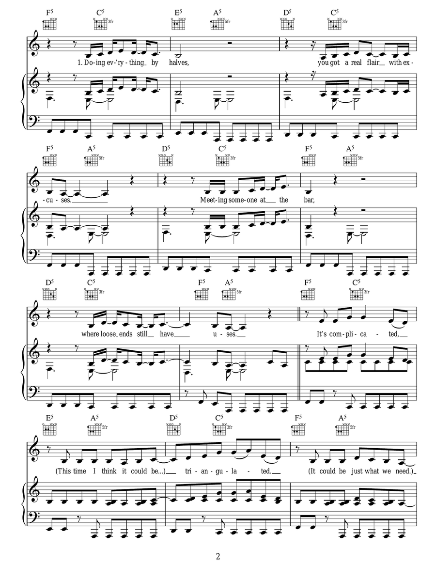 Loose Ends Loose Ends Acoustic Guitar scores gallery preview page 2