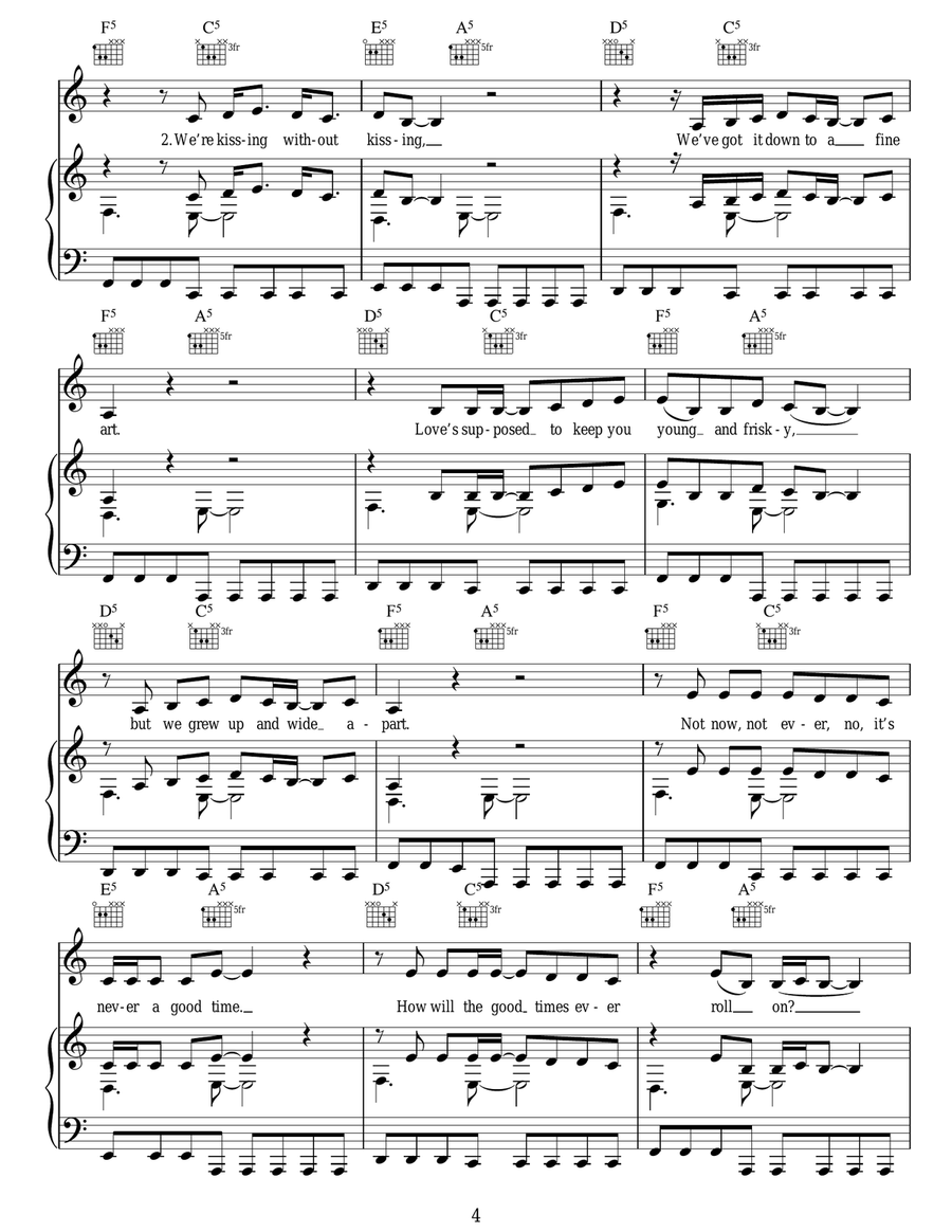 Loose Ends Loose Ends Acoustic Guitar scores gallery preview page 4