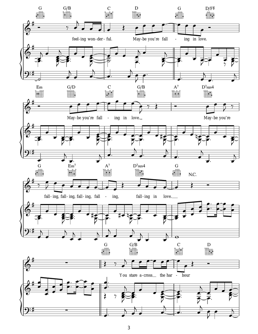 Falling In Love Falling In Love Acoustic Guitar scores gallery preview page 3