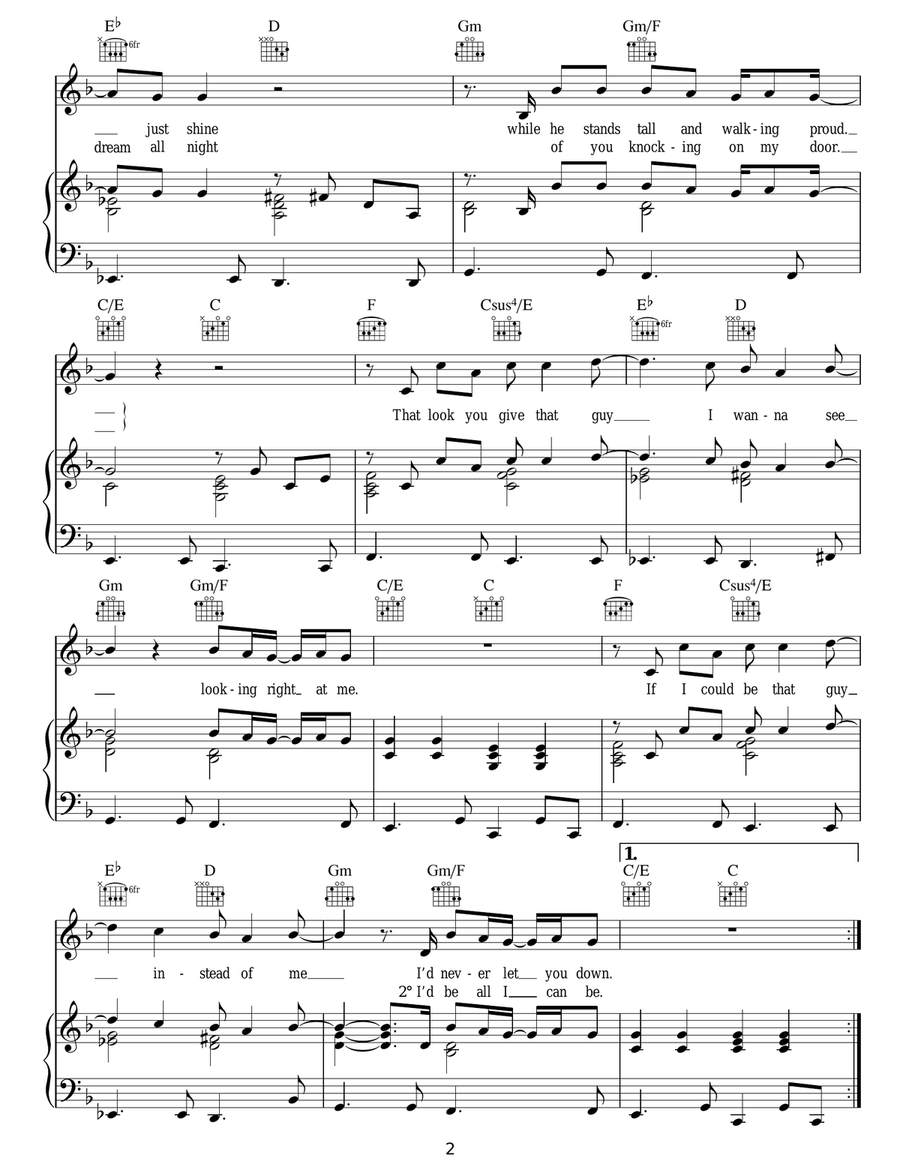 That Look You Give That Guy Acoustic Guitar scores gallery preview page 2