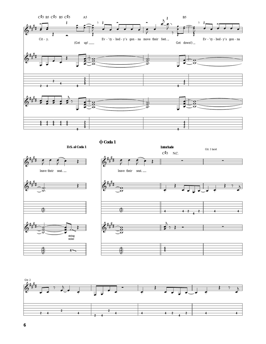 Detroit Rock City Detroit Rock City Acoustic Guitar scores gallery preview page 5