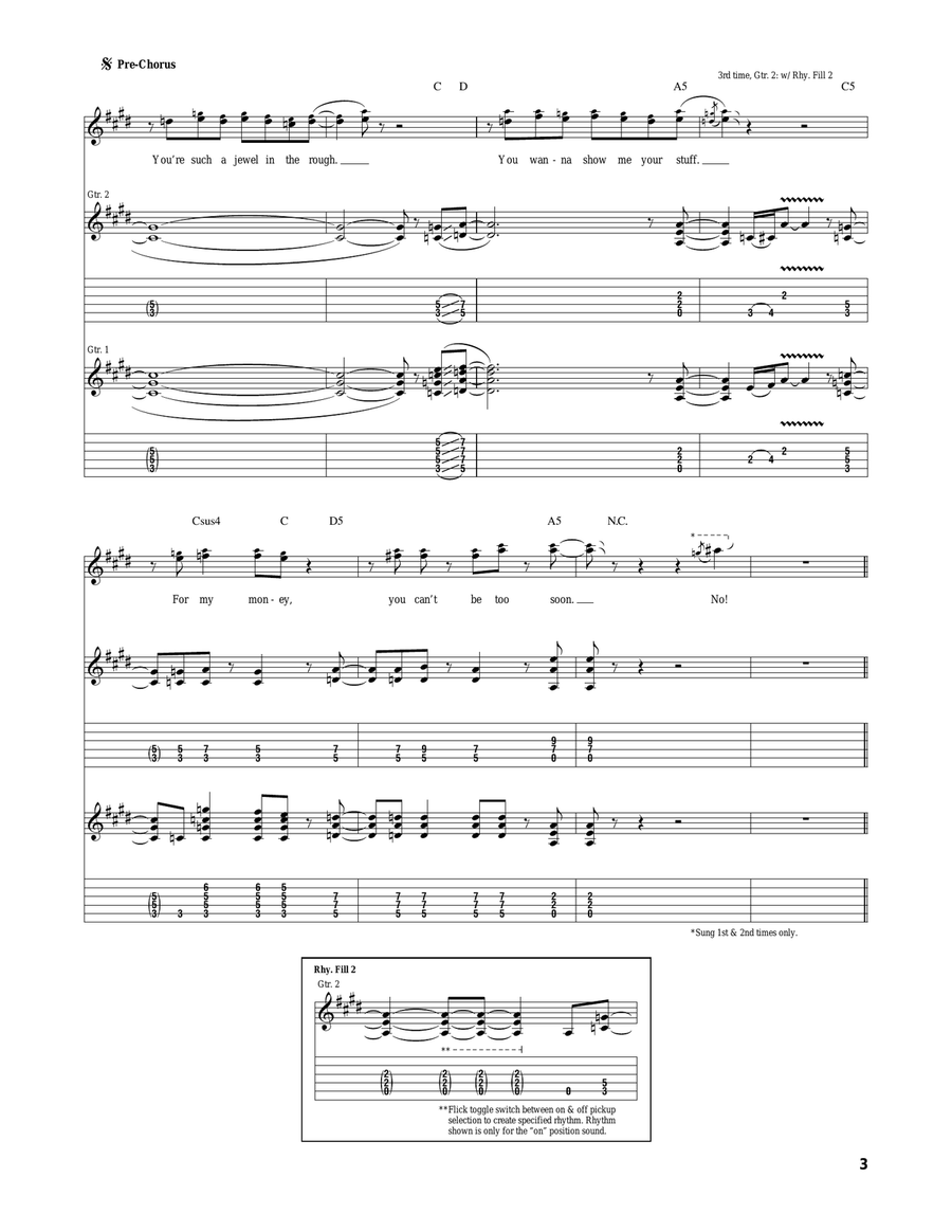 Ladies Room Ladies Room Acoustic Guitar scores gallery preview page 3