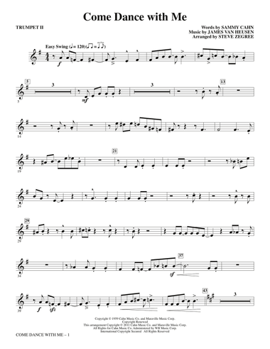 Come Dance With Me - Bb Trumpet 2