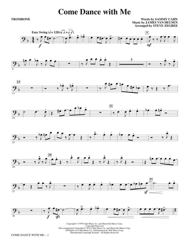 Come Dance With Me - Trombone
